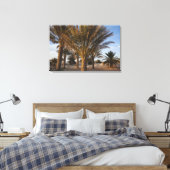 Tunesien, Wüste Sahara, Douz, großer Düne, Palme Leinwanddruck (Insitu (Schlafzimmer))
