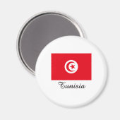 Tunesienflagge Magnet (Vorderseite/Rückseite)