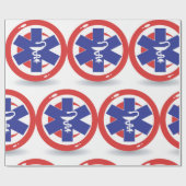 Tunesiens Medizinisches Symbol Geschenkpapier (Flach)