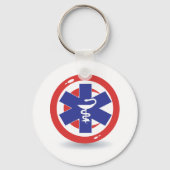 Tunesiens Medizinisches Symbol Schlüsselanhänger (Rückseite)