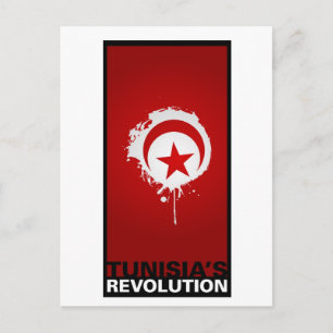 "Tunesiens Revolution" Postkarte