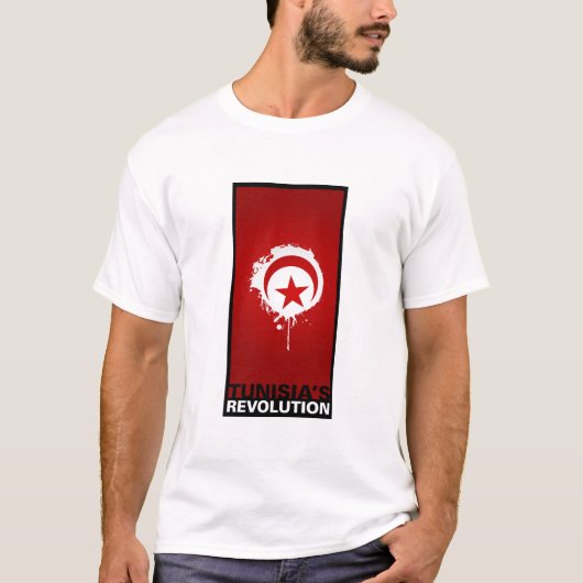 "Tunesiens Revolution " T-Shirt (Vorderseite)