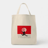 Tunesier Fußballnationalmannschaft Tragetasche (Rückseite)