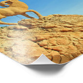 Tunesier Ziegenstatue Fotodruck (Ecke)