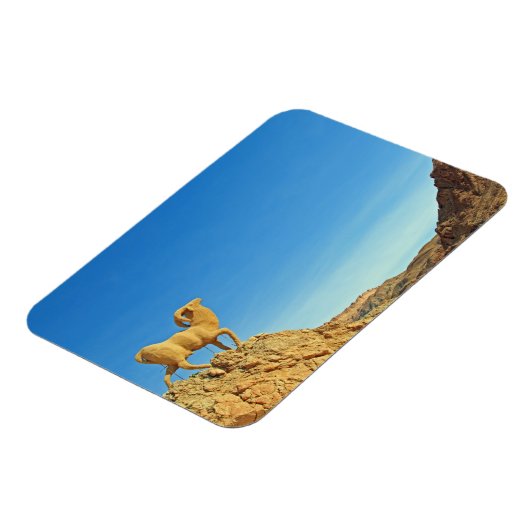 Tunesier Ziegenstatue Magnet (Linke Seite)