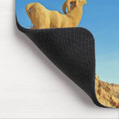 Tunesier Ziegenstatue Mousepad (Ecke)