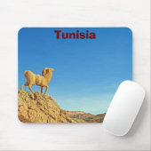 Tunesier Ziegenstatue Mousepad (Mit Mouse)