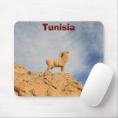 Tunesier Ziegenstatue Mousepad (Mit Mouse)