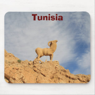 Tunesier Ziegenstatue Mousepad