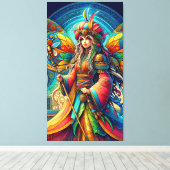 tunesische Fairy Leinwanddruck (Insitu (Holzboden))