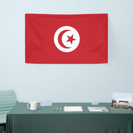 Tunesische Flagge Banner
