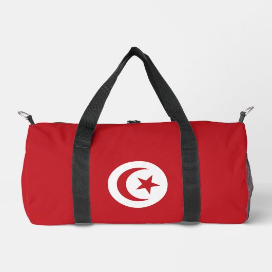 Tunesische Flagge Duffle Bag (Vorderseite)