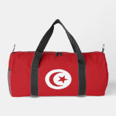 Tunesische Flagge Duffle Bag (Rückseite)
