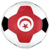 Tunesische Flagge Fußball (Gedreht)