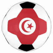 Tunesische Flagge Fußball (Vorderseite)