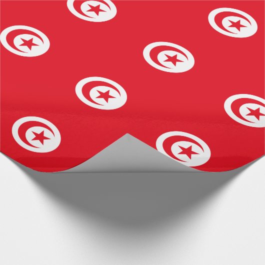 Tunesische Flagge Geschenkpapier (Ecke)
