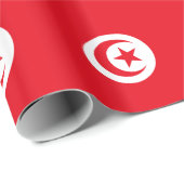 Tunesische Flagge Geschenkpapier (Rolleneckpunkt)