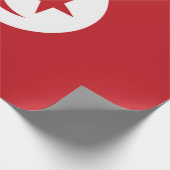 Tunesische Flagge Geschenkpapier (Ecke)