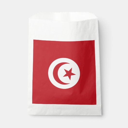 Tunesische Flagge Geschenktütchen (Vorderseite)