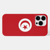 Tunesische Flagge iPhone Hülle (Rückseite (Horizontal))