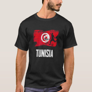 Tunesische Flagge Jersey tunesisches Fußballteam T T-Shirt