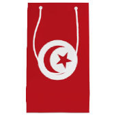 Tunesische Flagge Kleine Geschenktüte (Vorderseite)