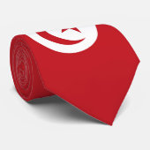 Tunesische Flagge Krawatte (Gerollt)