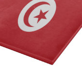 Tunesische Flagge Schneidebrett (Ecke)