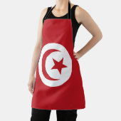 Tunesische Flagge Schürze (InSitu)