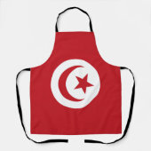 Tunesische Flagge Schürze (Vorderseite)
