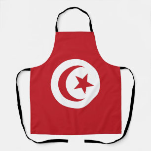 Tunesische Flagge Schürze