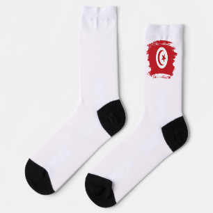 Tunesische Flagge Socken