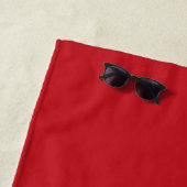 Tunesische Flagge Strandtuch (Beispiel)