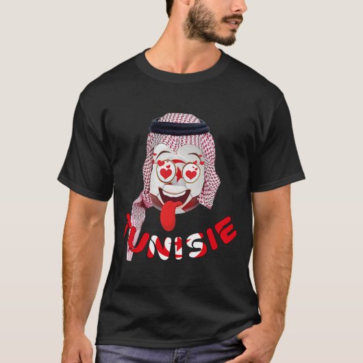 Tunesische Flagge T-Shirt (Vorderseite)