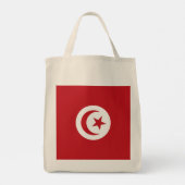 Tunesische Flagge Tragetasche (Rückseite)
