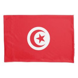 Tunesische Flagge (Tunesien) (Islamischer Halbmond Kissenbezug