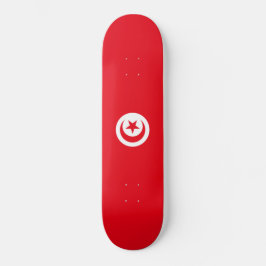 Tunesische Flagge (Tunesien) (Islamischer Halbmond Skateboard