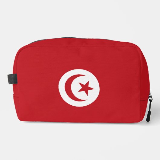Tunesische Flagge Waschbeutel (Vorderseite)