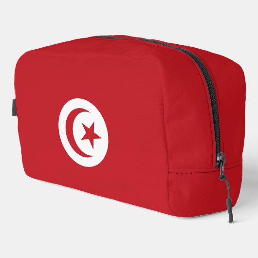 Tunesische Flagge Waschbeutel (Rechte Ecke)