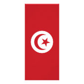 Tunesische Flagge Werbekarte (Vorne)