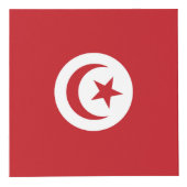 Tunesische Flagge Würfel (Rechts)