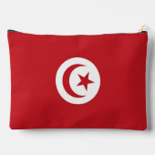 Tunesische Flagge Zubehörtasche (Rückseite)