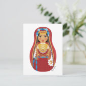 tunesische Matryoshka Postcard Postkarte (Stehend Vorderseite)