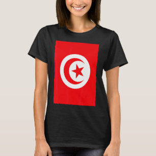 Tunesische Vintage Nationalflagge T-Shirt
