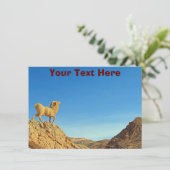 Tunesische Ziegenkarte (Stehend Vorderseite)