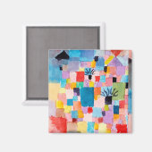 Tunesischer Garten, Klee Magnet (Vorderseite/Rückseite)