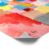 Tunesischer Garten, Klee Poster (Ecke)