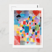 Tunesischer Garten, Klee Postkarte (Vorne/Hinten)