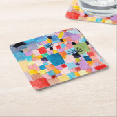 Tunesischer Garten, Klee Rechteckiger Pappuntersetzer (angewinkelt)