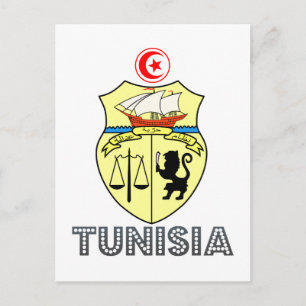 tunesisches Emblem Postkarte
